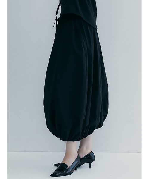 【セール】Mixed Fabrics Ribbon Two Piece（スカート）｜SORIN（ソリン ）