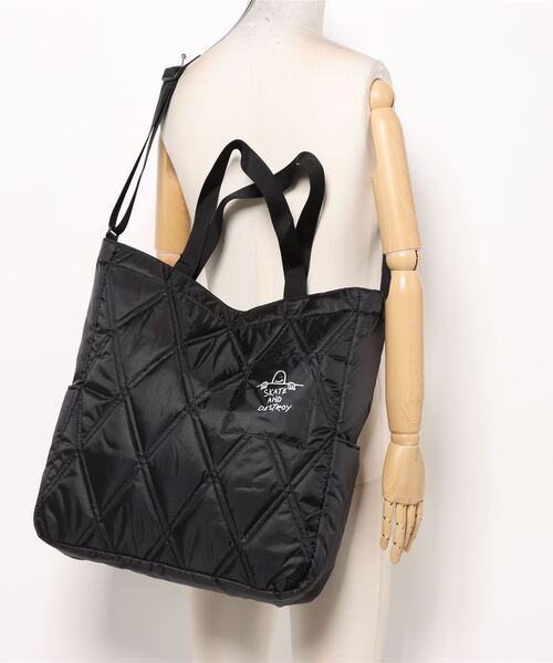 セール】THRASHER スラッシャー QUILTING Tote Shoulder Bag L