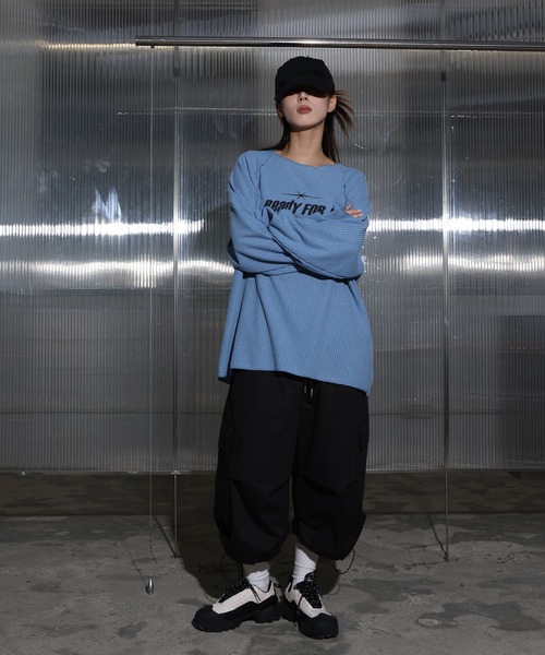 Gamchu【ガムチュ】赴くままに分解分離スウェットカーゴパンツ ブラック dxt4qJWuZh4p.jpg?width=768