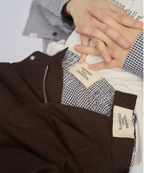 common gull products.(コモンガルプロダクツ)の「おやすみと行ってきますのパンツ、秋(その他パンツ・レディース・ブラック/ブラウン/ブルー・LARGE/MEDIUM)」の19枚目の写真