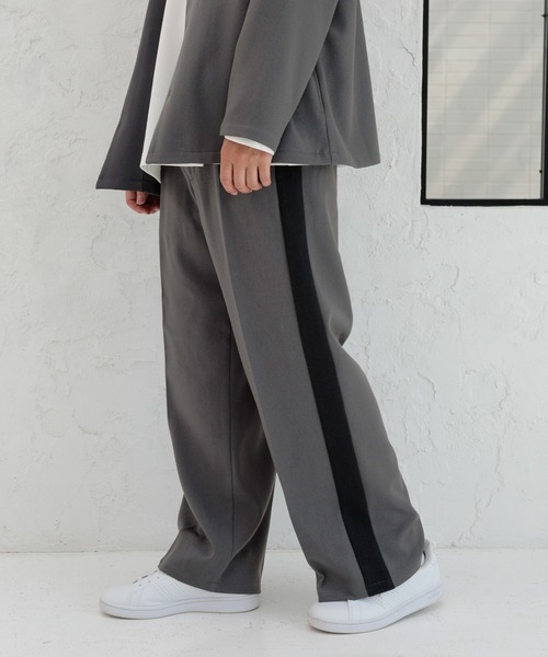 LAKOLE（ラコレ）の「カルゼラインパンツ / 143012（その他パンツ・メンズ・グレー/ブラウン/ブラック・LARGE/MEDIUM）」の3枚目の写真