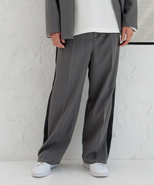 LAKOLE（ラコレ）の「カルゼラインパンツ / 143012（その他パンツ・メンズ・グレー/ブラウン/ブラック・LARGE/MEDIUM）」の7枚目の写真