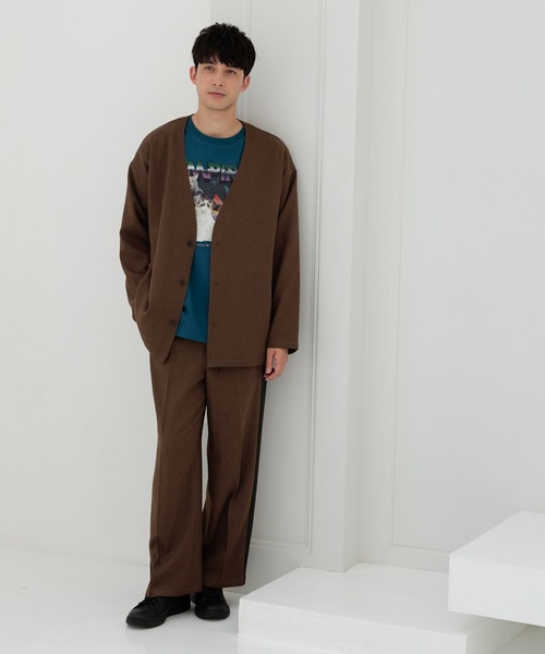 LAKOLE（ラコレ）の「カルゼラインパンツ / 143012（その他パンツ・メンズ・グレー/ブラウン/ブラック・LARGE/MEDIUM）」の8枚目の写真