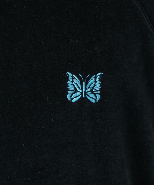 Needles（ニードルス）の「【Needles/ニードルズ】Track Hoody - C/Pe Velour（Tシャツ/カットソー・メンズ・ブラック/レンガ・M/S/L）」の11枚目の写真