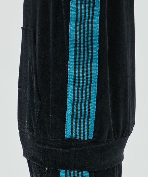 Needles（ニードルス）の「【Needles/ニードルズ】Track Hoody - C/Pe Velour（Tシャツ/カットソー・メンズ・ブラック/レンガ・M/S/L）」の13枚目の写真