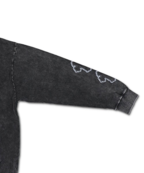 SPINNS（スピンズ）の「グランジ/裏起毛であったか！ジップパーカー クロス（スウェット・メンズ・ブラック/ブラック系その他・ONESIZE）」の7枚目の写真