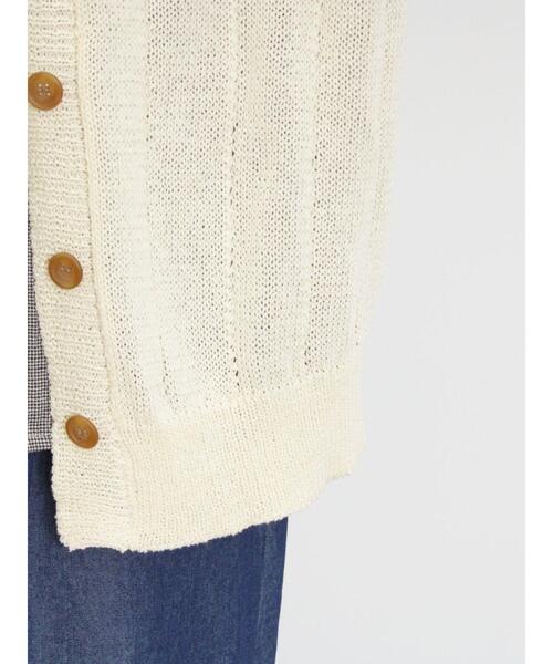 Samansa Mos2（サマンサ モスモス）の「テープヤーン前後2WAYベスト（ベスト・レディース・オレンジ/マスタード/ブラック/キナリ/モカ・F）」の19枚目の写真