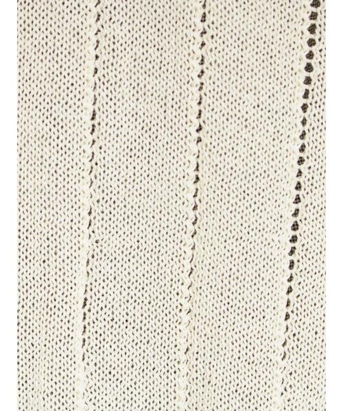 Samansa Mos2（サマンサ モスモス）の「テープヤーン前後2WAYベスト（ベスト・レディース・オレンジ/マスタード/ブラック/キナリ/モカ・F）」の18枚目の写真