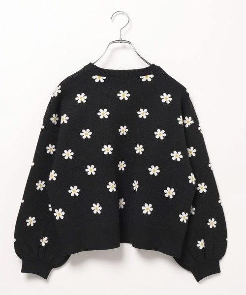 GLOBAL WORK（グローバルワーク）の「メルティアソートニットプルオーバー/137685（ニット/セーター・キッズ・サックスブルー系1/ホワイト系8/ホワイト系7/ベージュ系1/グレー系8/ブラック系9/サックスブルー系2/グレー系9・150cm/140cm/130cm/120cm/160cm）」の13枚目の写真