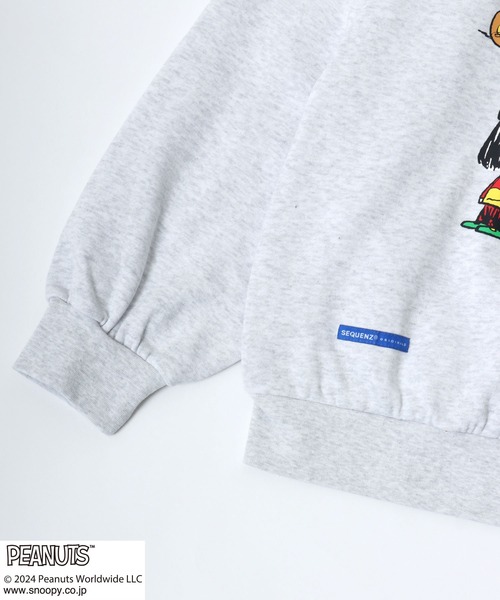 PEANUTS（ピーナッツ）の「PEANUTS SNOOPY（ピーナッツ スヌーピー）キャラクタープリント 裏起毛スウェットトレーナー メンズ ...