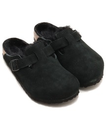 BIRKENSTOCK（ビルケンシュトック）の「BIRKENSTOCK BOSTON SHEARLING LEVE BLACK LAF / ビルケンシュトック ボストン シェアリング スウェード ブラック（サンダル）」