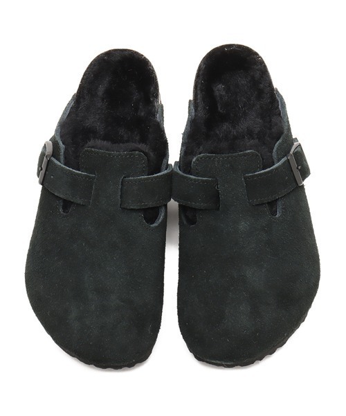 セール】BIRKENSTOCK BOSTON SHEARLING LEVE BLACK LAF