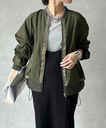 DouDou | 【WEB限定】バックフレアワークブルゾン(ブルゾン)