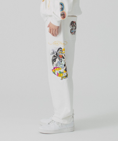 ★送料/関税込み★【Ed Hardy】パウダーブルー スウェットパンツ ☆送料/関税込み☆【Ed Hardy】パウダーブルー スウェットパンツ