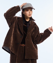 THE BOLDMAN（ザ ボールドマン）の「velour tailored jacket / ベロア 