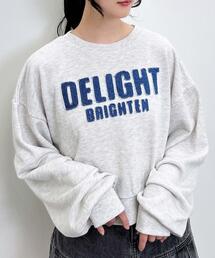 INGNI | デニム貼付スウェットショートトップス(スウェット)