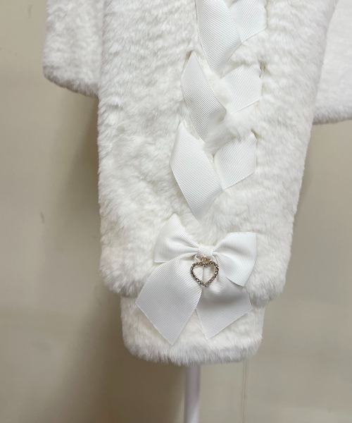 【セール】りぼん付きフードうさみみファ-コート（その他アウター）｜MA*RS（アメーバーマーズ）