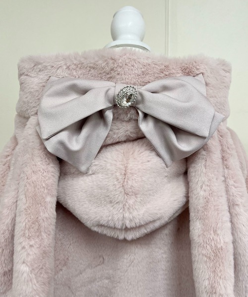 【セール】りぼん付きフードうさみみファ-コート（その他アウター）｜MA*RS（アメーバーマーズ）