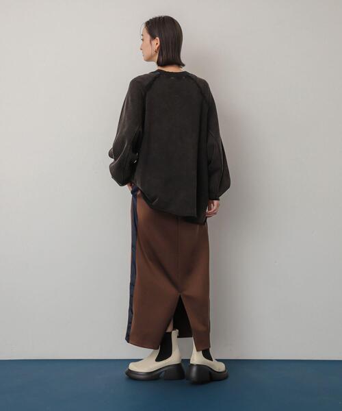 SENSE OF PLACE by URBAN RESEARCH(センスオブプレイスバイアーバンリサーチ)の「ヴィンテージルーズスウェット(Tシャツ/カットソー・レディース・レッド/ブラック/グレー・ONE)」の15枚目の写真