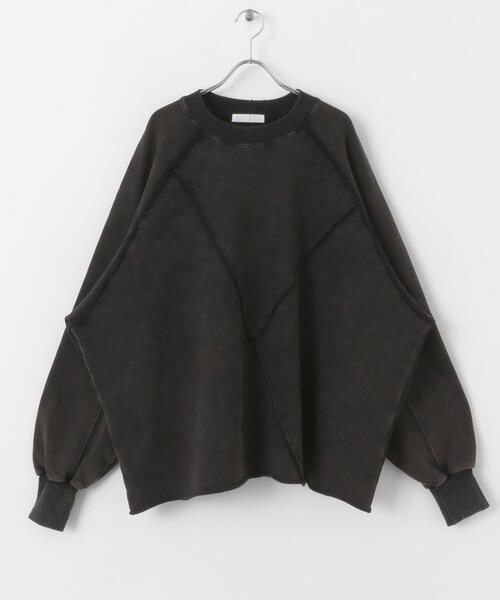 SENSE OF PLACE by URBAN RESEARCH(センスオブプレイスバイアーバンリサーチ)の「ヴィンテージルーズスウェット(Tシャツ/カットソー・レディース・レッド/ブラック/グレー・ONE)」の17枚目の写真