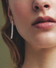 【les bonbon】princess double pierce/プリンセス ダブル ピアス シルバー