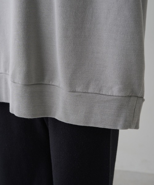 【セール】ヴィンテージライクスペースプリント裏起毛BIGスウェット（スウェット）｜PUAL CE CIN（ピュアルセシン）