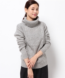 AVIREX | avirex/ アヴィレックス/ CABLE TURTLE KNIT PULL OVER/ｹｰﾌﾞﾙﾀｰﾄﾙﾆｯﾄﾌﾟﾙｵｰﾊﾞｰ(ニット/セーター)