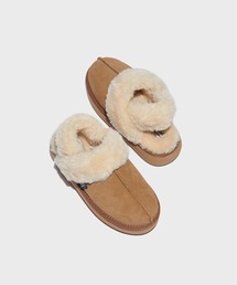 ROCKFISH WEATHERWEAR(bNtBbVEFU[EFA)Rockfish Weatherwear/bNtBbV EFU[EFA/CLOUDY FLATFORM FUR SLINGBACK(u[c)