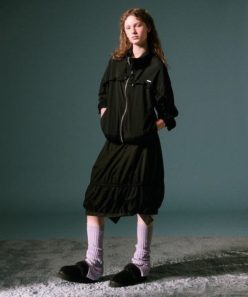 ROCKFISH WEATHERWEAR（ロックフィッシュウェザーウェア）の「Rockfish Weatherwear/ロックフィッシュ ウェザーウェア/CLOUDY FLATFORM FUR SLINGBACK（ブーツ・レディース・ブラック/グレー/キャメル・23/24/25）」の8枚目の写真