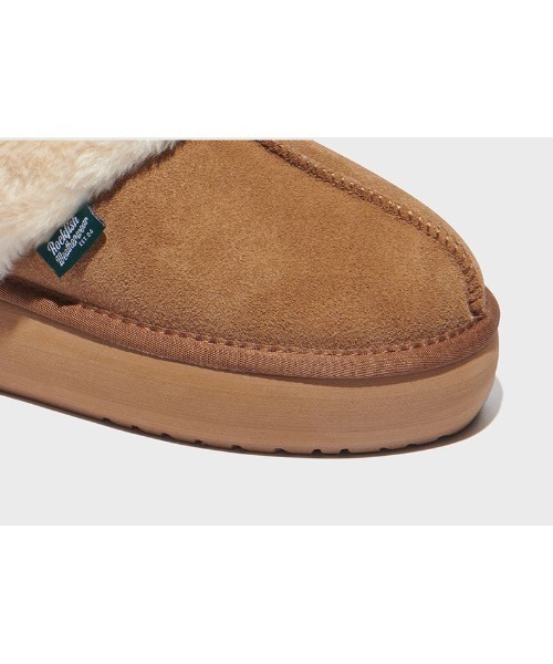 ROCKFISH WEATHERWEAR（ロックフィッシュウェザーウェア）の「Rockfish Weatherwear/ロックフィッシュ ウェザーウェア/CLOUDY FLATFORM FUR SLINGBACK（ブーツ・レディース・ブラック/グレー/キャメル・23/24/25）」の18枚目の写真