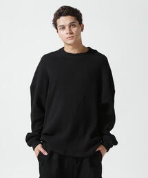 ROYAL FLASH | A.F ARTEFACT/エーエフ・アーティファクト/Heavy Waffle Over Size Top(Tシャツ/カットソー)