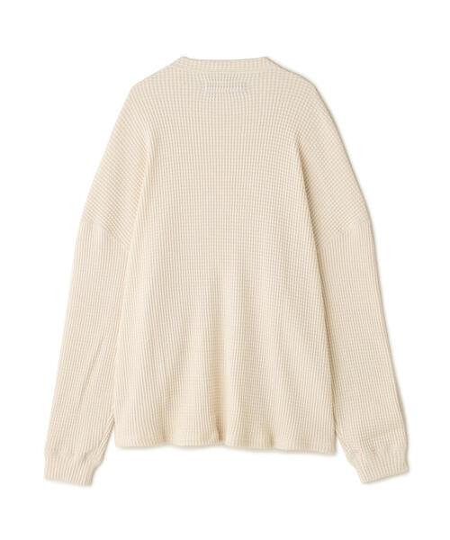 ROYAL FLASH(ロイヤルフラッシュ)の「A.F ARTEFACT/エーエフ・アーティファクト/Heavy Waffle Over Size Top(Tシャツ/カットソー・メンズ・ブラック/ホワイト・2/1)」の18枚目の写真