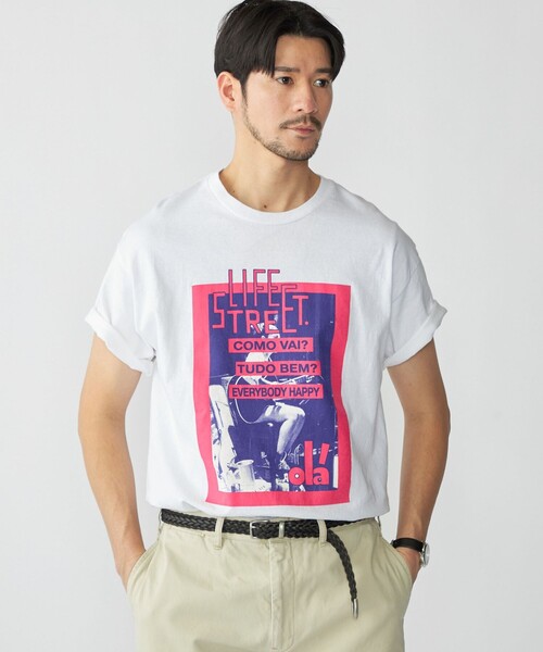 THE DAY ON THE BEACH（ザデイオンザビーチ）の「【SHIPS別注】THE DAY ON THE BEACH: フォト プリント Tシャツ（Tシャツ/カットソー・メンズ・ブルー/ピンク・X-LARGE/LARGE/MEDIUM）」の16枚目の写真