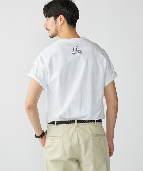 THE DAY ON THE BEACH（ザデイオンザビーチ）の「【SHIPS別注】THE DAY ON THE BEACH: フォト プリント Tシャツ（Tシャツ/カットソー・メンズ・ブルー/ピンク・X-LARGE/LARGE/MEDIUM）」の15枚目の写真