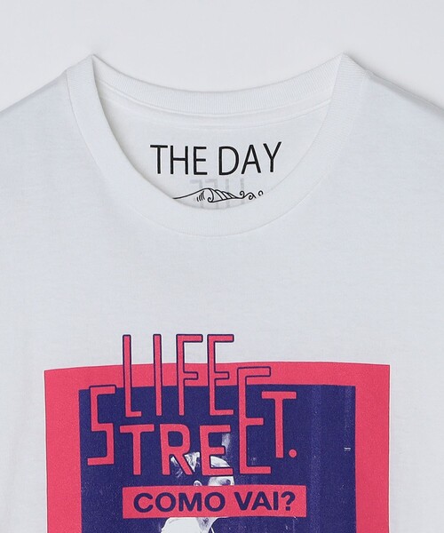 THE DAY ON THE BEACH（ザデイオンザビーチ）の「【SHIPS別注】THE DAY ON THE BEACH: フォト プリント Tシャツ（Tシャツ/カットソー・メンズ・ブルー/ピンク・X-LARGE/LARGE/MEDIUM）」の11枚目の写真