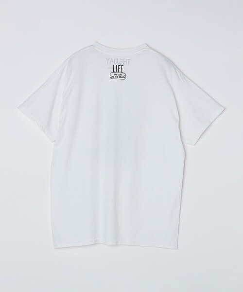 THE DAY ON THE BEACH（ザデイオンザビーチ）の「【SHIPS別注】THE DAY ON THE BEACH: フォト プリント Tシャツ（Tシャツ/カットソー・メンズ・ブルー/ピンク・X-LARGE/LARGE/MEDIUM）」の3枚目の写真