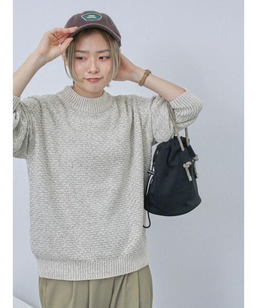 Samansa Mos2 blue（サマンサモスモスブルー）の「パイルワッペンキャップ（ハット・レディース・ブラウン/ネイビー/ボルドー・F）」の20枚目の写真