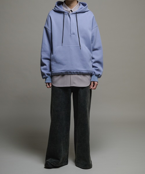 CASPER JOHN(キャスパージョン)の「Skipper honeycomb parka/スキッパーハニカムパーカー(パーカー・メンズ・グレー/ブラック/サックスブルー・X-SMALL/SMALL/MEDIUM/LARGE)」の17枚目の写真