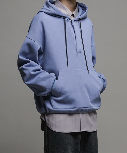 CASPER JOHN(キャスパージョン)の「Skipper honeycomb parka/スキッパーハニカムパーカー(パーカー・メンズ・グレー/ブラック/サックスブルー・X-SMALL/SMALL/MEDIUM/LARGE)」の14枚目の写真