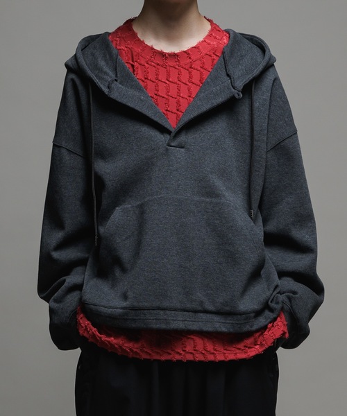 CASPER JOHN(キャスパージョン)の「Skipper honeycomb parka/スキッパーハニカムパーカー(パーカー・メンズ・グレー/ブラック/サックスブルー・X-SMALL/SMALL/MEDIUM/LARGE)」の22枚目の写真