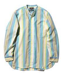 BEAMS PLUS | ジャカード バンドカラー シャツ クラシック フィット(シャツ/ブラウス)