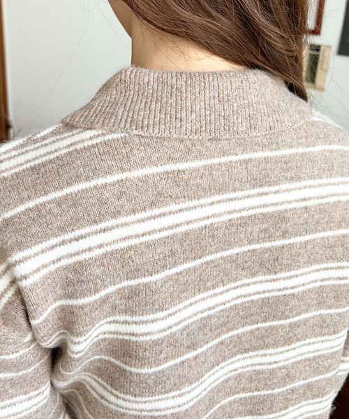 ルネ♡ボレロニット Louere（ルエレ）の「ハイネックニットボレロ（ニット/セーター