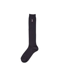 ソックス 両面刺繍 38cm丈 通学 靴下 中学生 高校生 スクール