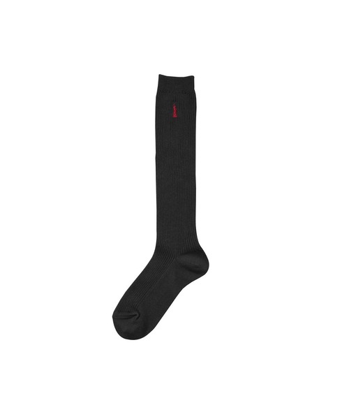 EASTBOY(イーストボーイ)の「ソックス 両面刺繍 38cm丈 通学 靴下 中学生 高校生 スクール(ソックス/靴下・キッズ・ホワイト×ネイビー/ブラック×レッド/ネイビー系3/ブラック×ブルー/ブラック×ピンク/ネイビー系2/ホワイト×ブルー/ネイビー系1/ホワイト×ピンク・F)」の5枚目の写真