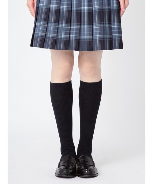 EASTBOY(イーストボーイ)の「ソックス 両面刺繍 38cm丈 通学 靴下 中学生 高校生 スクール(ソックス/靴下・キッズ・ホワイト×ネイビー/ブラック×レッド/ネイビー系3/ブラック×ブルー/ブラック×ピンク/ネイビー系2/ホワイト×ブルー/ネイビー系1/ホワイト×ピンク・F)」の19枚目の写真