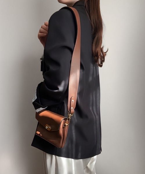 セール】裏地ストライプオーバーサイズジャケット（テーラード