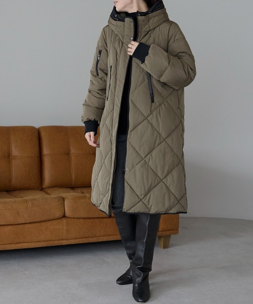 トッカ　フード付きバイカラー♪ロングコート　サイズ6 TOCCA OUTER COLLECTION – TOCCA OFFICIAL SITE