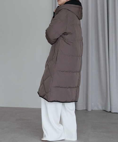 1336♡スナイデル シンダウンブルゾンロングコート【0】ベージュ カジュアル アウター｜SNIDEL(スナイデル)の通販サイト【公式】