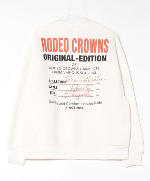 RODEO CROWNS WIDE BOWL(ロデオクラウンズワイドボウル)の「ORIGINAL EDITIONロゴスウェット(Tシャツ/カットソー・レディース・ブラック/オフホワイト/グレー×ホワイト/ダークグリーン・FREE)」の8枚目の写真