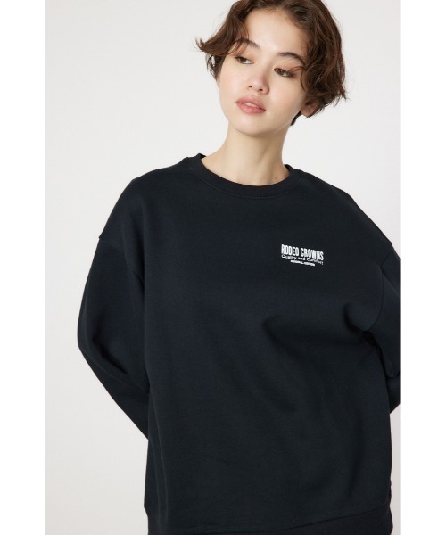 RODEO CROWNS WIDE BOWL(ロデオクラウンズワイドボウル)の「ORIGINAL EDITIONロゴスウェット(Tシャツ/カットソー・レディース・ブラック/オフホワイト/グレー×ホワイト/ダークグリーン・FREE)」の19枚目の写真